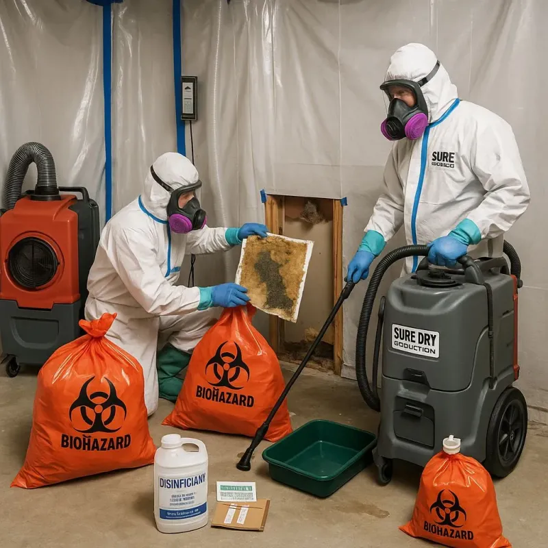 Contaminated Water Handling Protocols process in Weston, OH